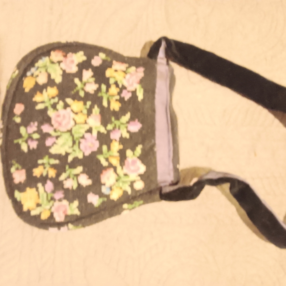 Needlepoint mini purse mini bag